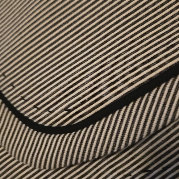 Striped Navy and White Women's Jacket By Clasiques for Nordstrom - Picture 3 of 7